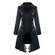 Womens Lace Steampunk Thin Jacket Casual Jackets Retro Victorian Punk Women Medieval Jacket Coat