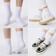 Women's Thin Cotton Socks,Soft Cotton Bootie Socks Women Above Ankle Crew Socks (6-Pairs With Present Box)