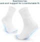 Ankle Running Socks for Men Women Cushion Cotton Quarter Socks Odor Control for Smelly Sweaty Feet 5 Pairs