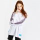 Women's Young Girl Yoga Top Fashion White Elastane Yoga Running Fitness Sweatshirt Top Long Sleeve Sport Activewear Breathable Quick Dry Comfortable