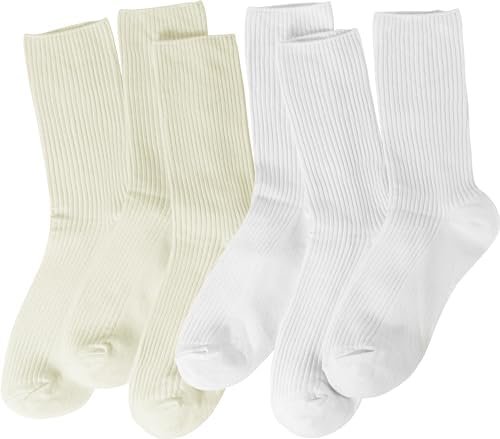 Crew Socks for Women - Thin Solid Cotton Socks - Casual Cute Above Ankle Socks