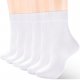 Women's Thin Cotton Socks,Soft Cotton Bootie Socks Women Above Ankle Crew Socks (6-Pairs With Present Box)