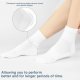 Ankle Running Socks for Men Women Cushion Cotton Quarter Socks Odor Control for Smelly Sweaty Feet 5 Pairs