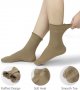 Ruffle Socks Women - Turn-Cuff Frilly Sock - Lightweight Cotton Socks